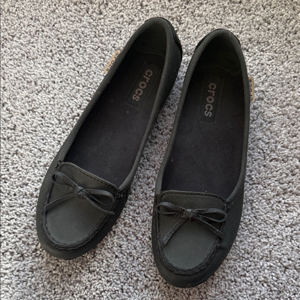 CROCS Women's Classic Black Flats